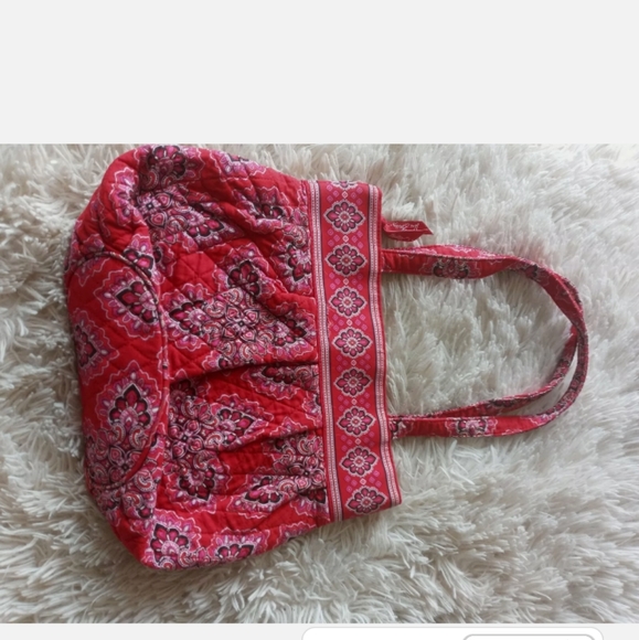 Vera Bradley Vintage Frankly Scarlet Morgan Bag - Picture 3 of 12